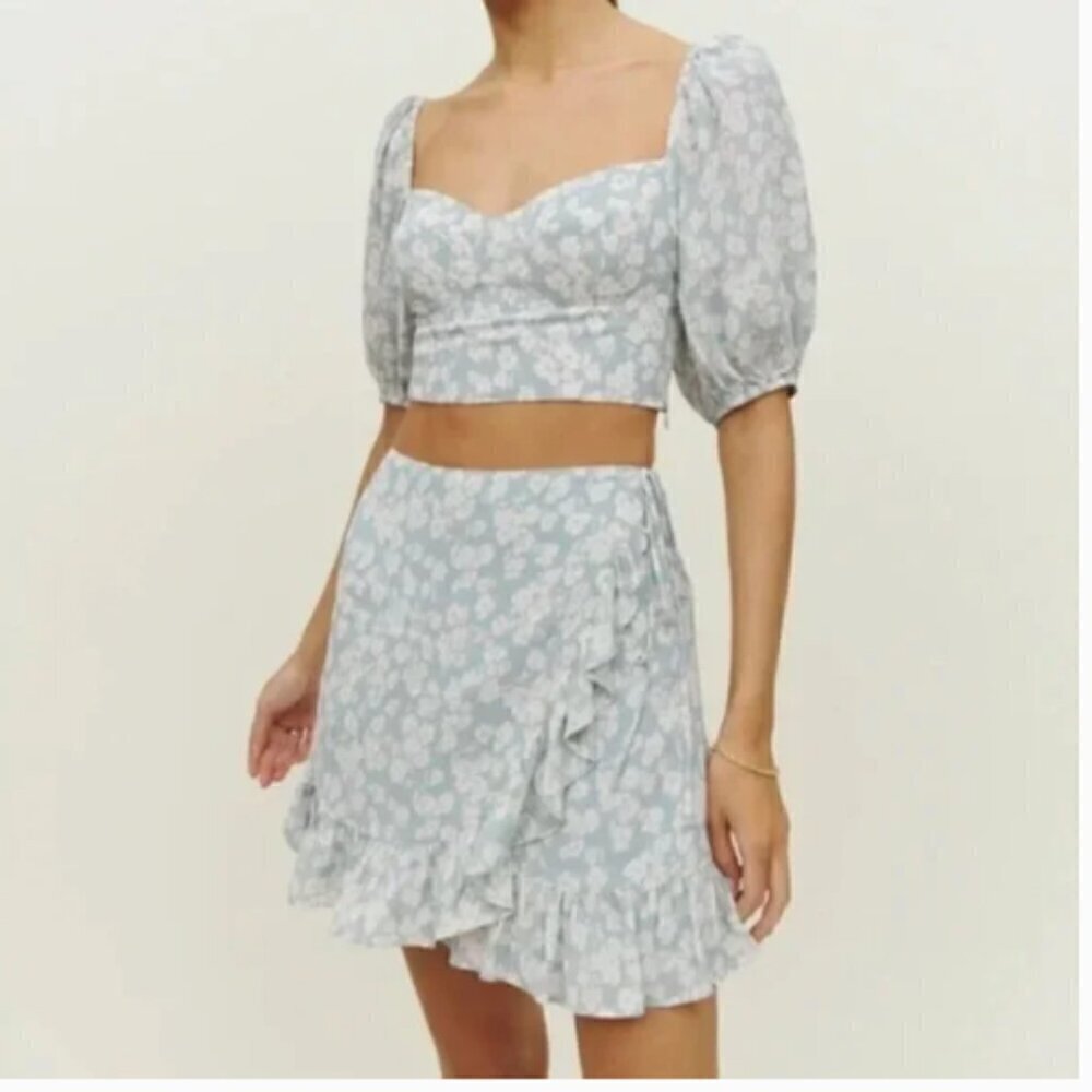 Reformation Sinead Floral Two-Piece Set - Size 2 - 4